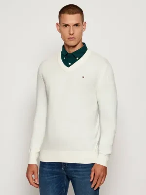Tommy Hilfiger Sweter | Regular Fit | z dodatkiem kaszmiru