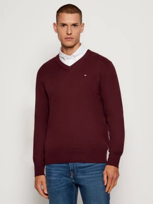 Tommy Hilfiger Sweter | Regular Fit | z dodatkiem kaszmiru
