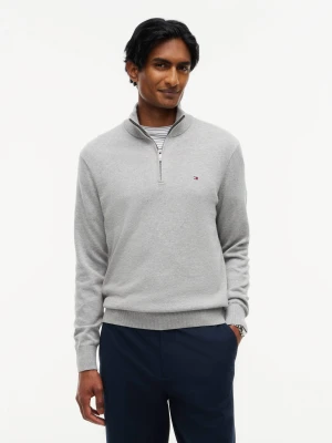 Tommy Hilfiger Sweter | Regular Fit | z dodatkiem kaszmiru szary