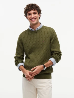 Tommy Hilfiger Sweter | Regular Fit zielony