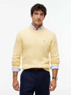 Tommy Hilfiger Sweter | Regular Fit żółty