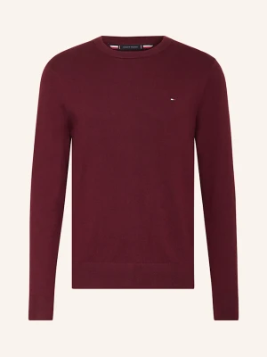 Tommy Hilfiger Sweter rot CIEMNOCZERWONY