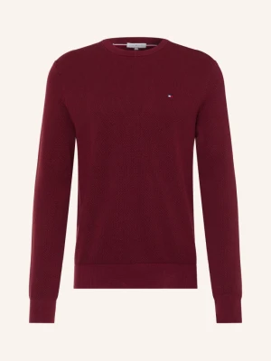 Tommy Hilfiger Sweter rot CIEMNOCZERWONY