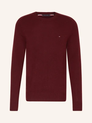 Tommy Hilfiger Sweter rot CIEMNOCZERWONY