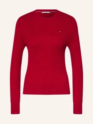 Tommy Hilfiger Sweter rot CZERWONY