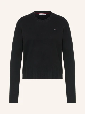 Tommy Hilfiger Sweter schwarz CZARNY