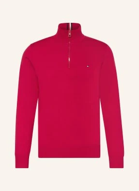 Tommy Hilfiger Sweter Typu Troyer 1985 rot