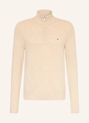 Tommy Hilfiger Sweter Typu Troyer braun