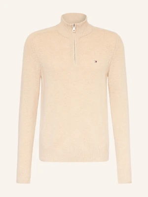 Tommy Hilfiger Sweter Typu Troyer braun