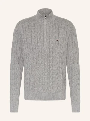 Tommy Hilfiger Sweter Typu Troyer grau