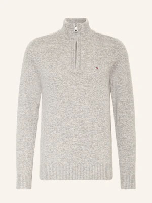 Tommy Hilfiger Sweter Typu Troyer grau