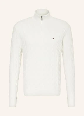 Tommy Hilfiger Sweter Typu Troyer weiss