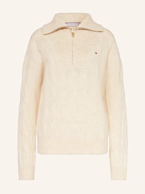 Zdjęcie produktu Tommy Hilfiger Sweter Typu Troyer weiss