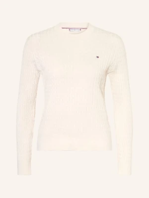 Tommy Hilfiger Sweter weiss KREMOWY
