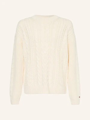 Tommy Hilfiger Sweter weiss KREMOWY