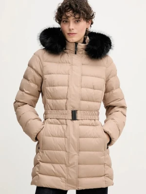 Tommy Hilfiger sweter wełniany damski kolor szary lekki z golfem WW0WW46791