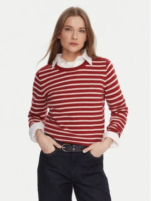 Tommy Hilfiger Sweter WW0WW40264 Czerwony Regular Fit