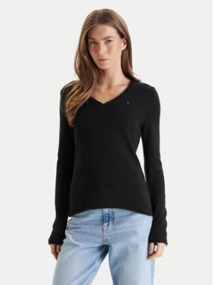 Tommy Hilfiger Sweter WW0WW43505 Czarny Regular Fit
