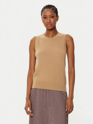 Tommy Hilfiger Sweter WW0WW43956 Beżowy Regular Fit