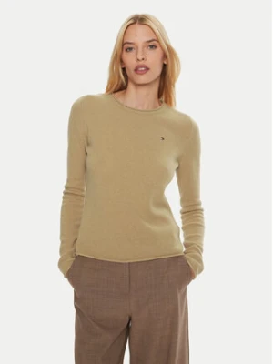 Tommy Hilfiger Sweter WW0WW44161 Brązowy Regular Fit