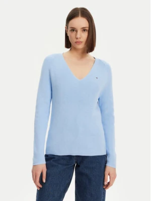 Tommy Hilfiger Sweter WW0WW44452 Niebieski Regular Fit