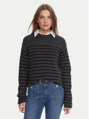 Tommy Hilfiger Sweter WW0WW46438 Szary Regular Fit