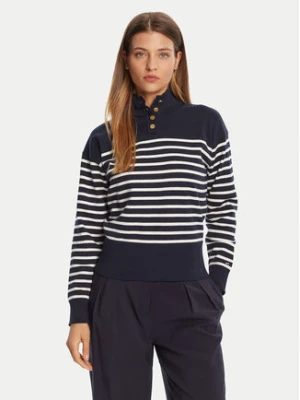 Tommy Hilfiger Sweter WW0WW47467 Granatowy Regular Fit