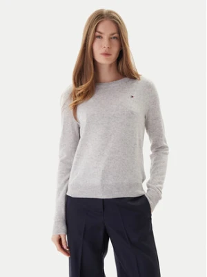 Tommy Hilfiger Sweter WW0WW47470 Szary Regular Fit