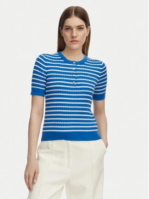 Tommy Hilfiger Sweter WW0WW49613 Niebieski Slim Fit