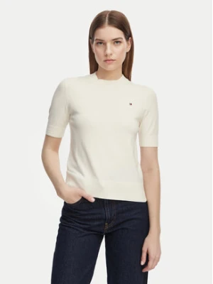 Tommy Hilfiger Sweter WW0WW49705 Żółty Slim Fit
