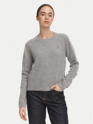 Tommy Hilfiger Sweter WW0WW51432 Szary ciemny Regular Fit