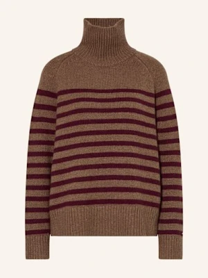 Tommy Hilfiger Sweter Z Dodatkiem Kaszmiru braun