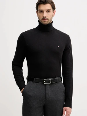 Tommy Hilfiger sweter z domieszką kaszmiru czarny