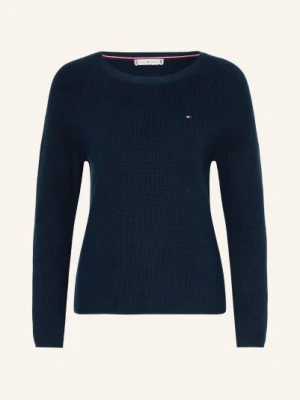 Tommy Hilfiger Sweter Z Dzianiny blau