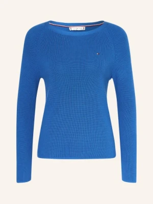 Tommy Hilfiger Sweter Z Dzianiny blau