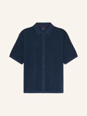 Tommy Hilfiger Sweter Z Dzianiny O Luźnym Kroju blau