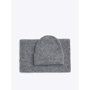 Tommy Hilfiger Szal + czapka | z dodatkiem wełny