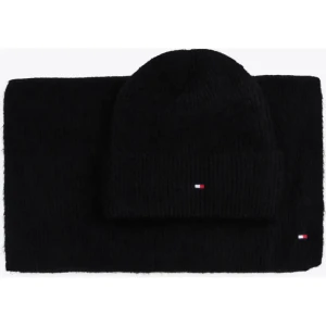 Tommy Hilfiger Szal + czapka | z dodatkiem wełny