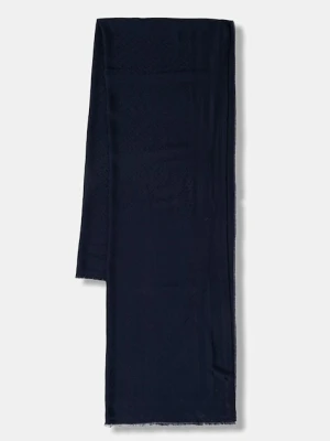 Tommy Hilfiger szal damski kolor granatowy wzorzysty AW0AW17789