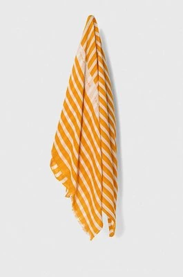 Tommy Hilfiger szal damski kolor pomarańczowy wzorzysty AW0AW16031