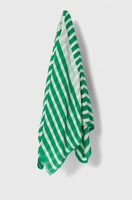 Tommy Hilfiger szal damski kolor zielony wzorzysty AW0AW16031
