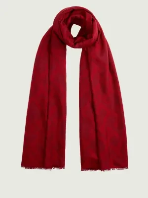 Tommy Hilfiger Szal MONOGRAM | z dodatkiem wełny