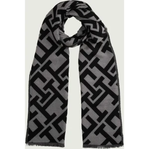 Tommy Hilfiger Szal MONOGRAM | z dodatkiem wełny