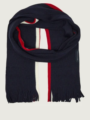 Tommy Hilfiger Szal Rashelle | z dodatkiem wełny granatowy