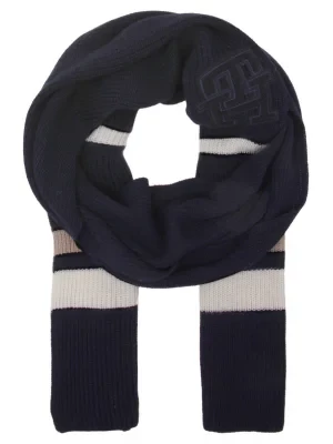Tommy Hilfiger Szal TH MONOGRAM | z dodatkiem wełny i kaszmiru
