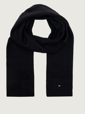 Tommy Hilfiger Szal | z dodatkiem wełny czarny