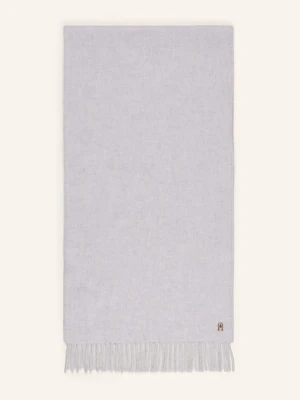 Tommy Hilfiger Szal Z Kaszmiru grau JASNOCZARY