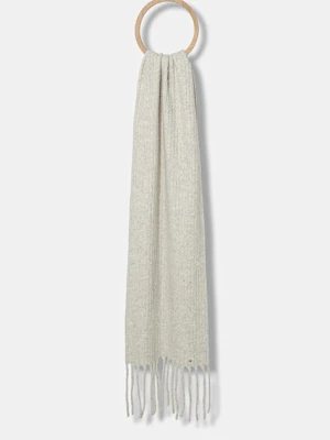 Tommy Hilfiger szalik damski kolor beżowy gładki AW0AW17793