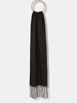 Tommy Hilfiger szalik damski kolor brązowy gładki AW0AW17793