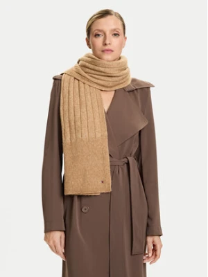 Tommy Hilfiger Szalik Flag Fluffy AW0AW17787 Beżowy